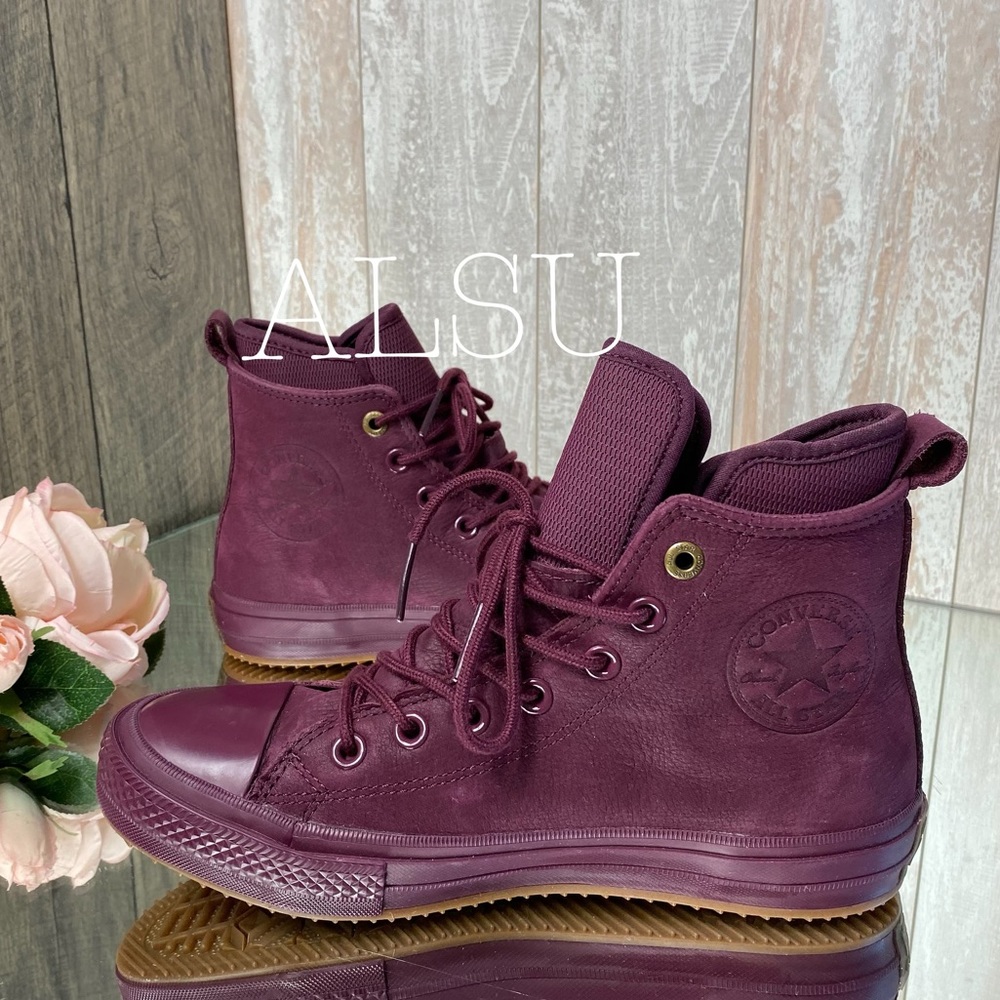 Converse Ctas WP Boot HI Dark Sangria W AUTHENTIC - Picture 3 of 9